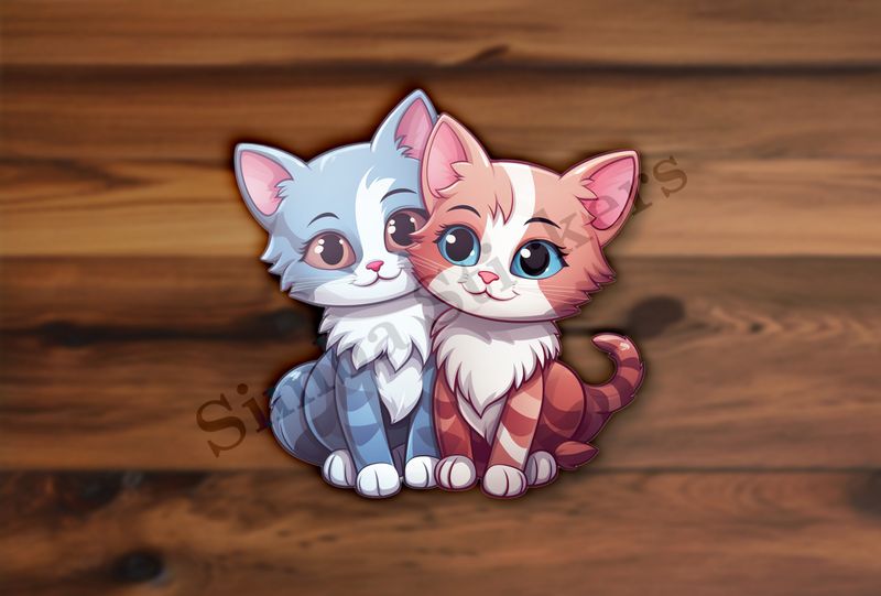Cats in love
