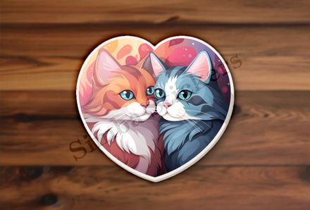 Cats cuddling