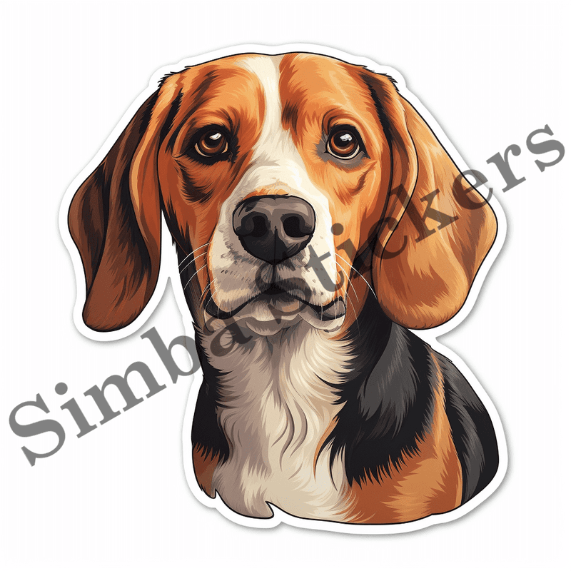 Beagle dogs, image set, 10 images