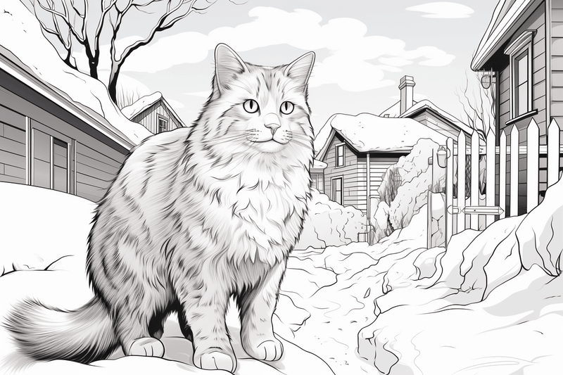 Colouring pages, Bundle of cats, 25 images