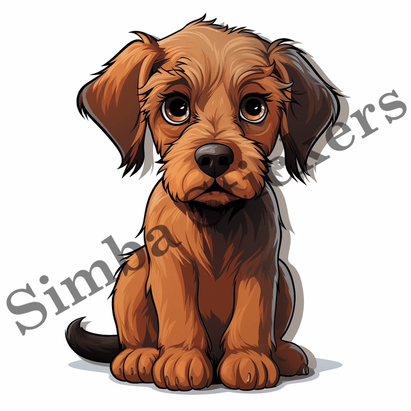 Dog looking sorry, image set, 10 images