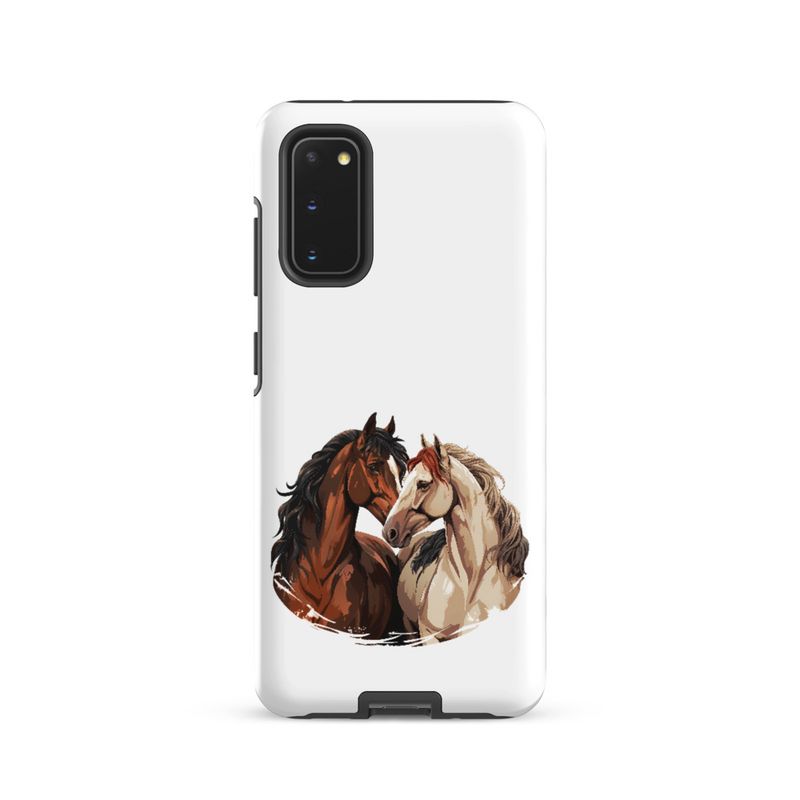 Tough Case for Samsung, Horses nose-to-nose, jbgjpy