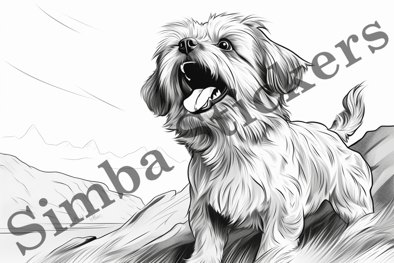 Colouring pages, Bundle of dogs, 25 images