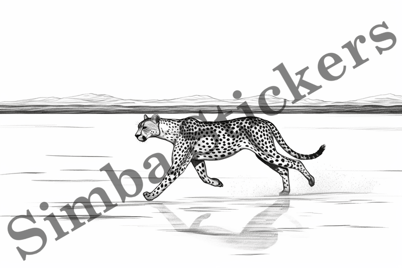 Colouring pages, Bundle of cheetahs, 25 images