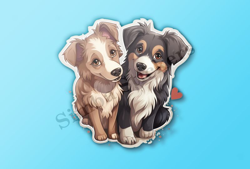 Dogs in love