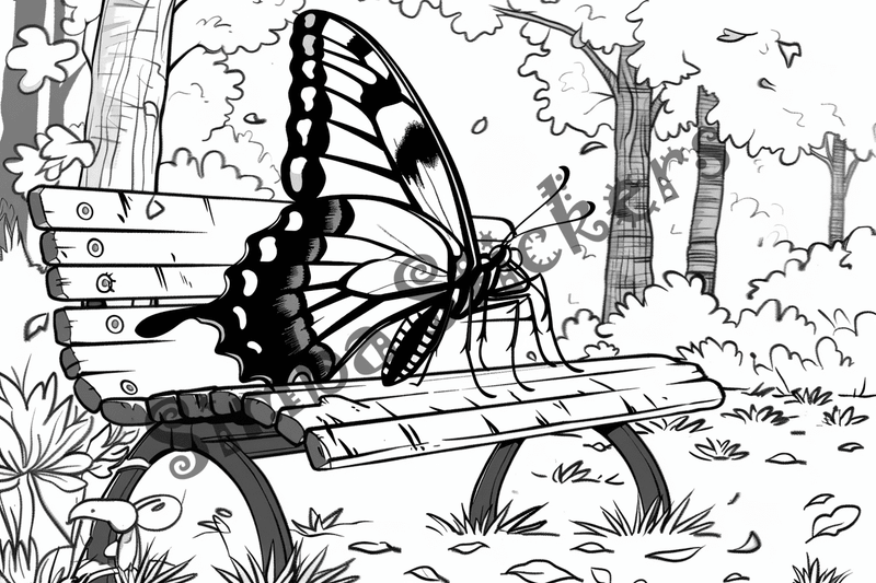Colouring pages, bundle of butterflies, 50 images