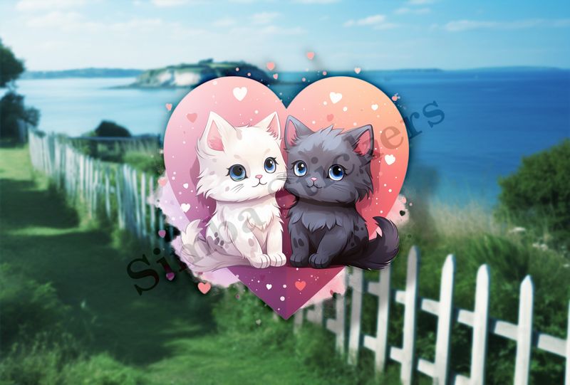 Cats in love