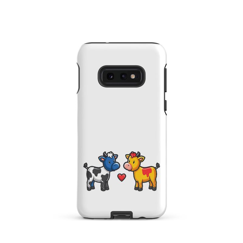 Tough Case for Samsung, Cattle, bull and cow in love, both colourful, zbyzzs
