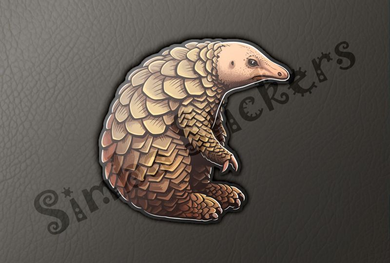Pangolin standing