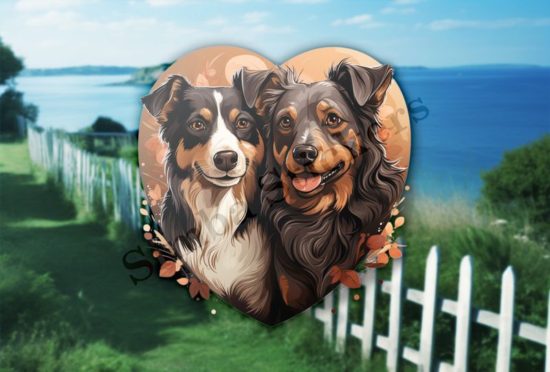 Dogs in love