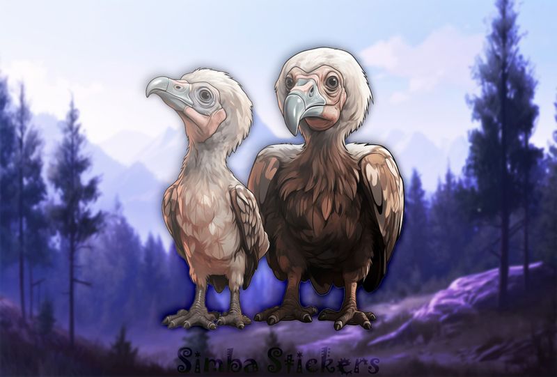 Vulture with youngling, e7k2os
