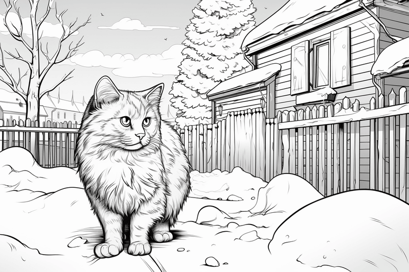 Colouring pages, Bundle of cats, 25 images