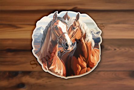Horses in love