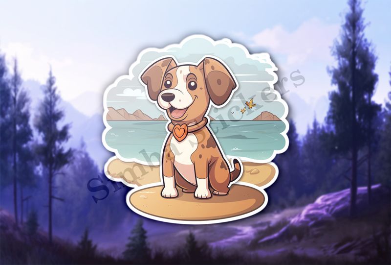 Dog on the beach