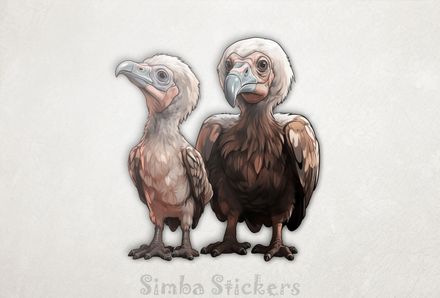 Vulture with youngling, e7k2os