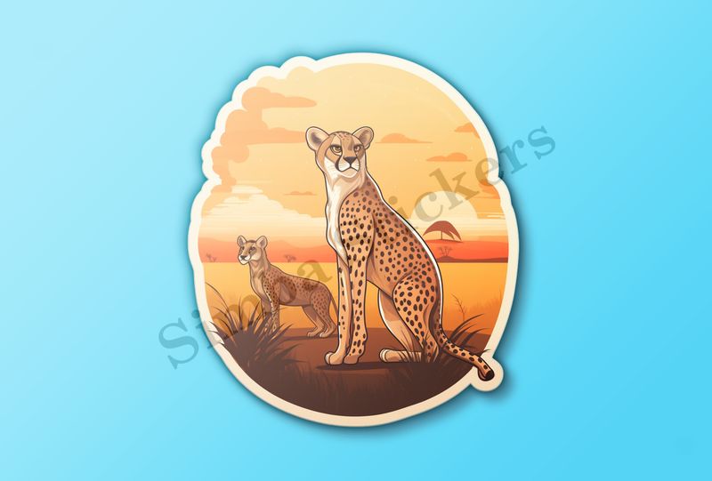 Cheetah in the Savanna