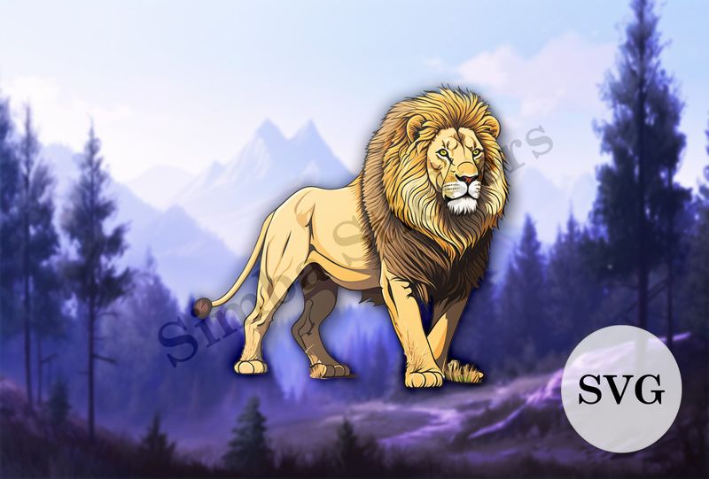 Majestic Male Lion