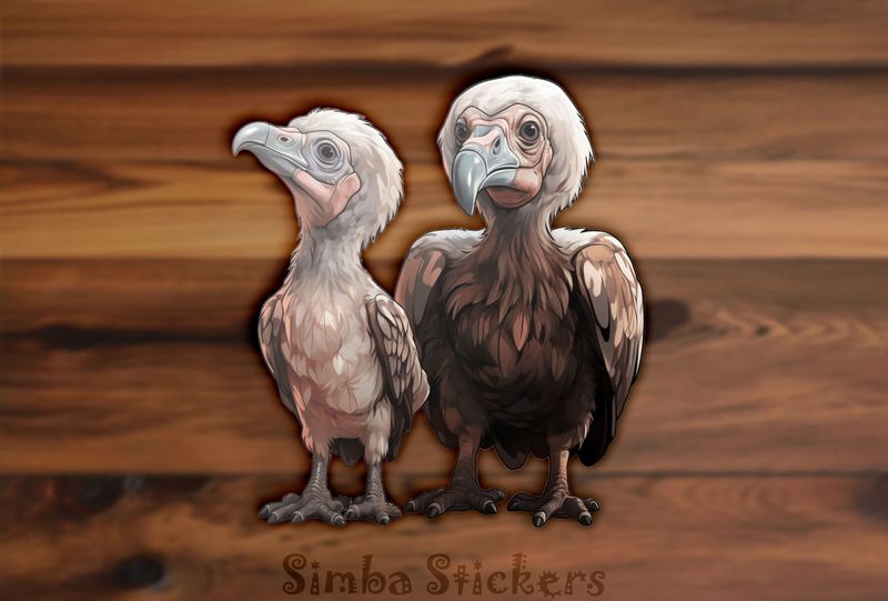 Vulture with youngling, e7k2os