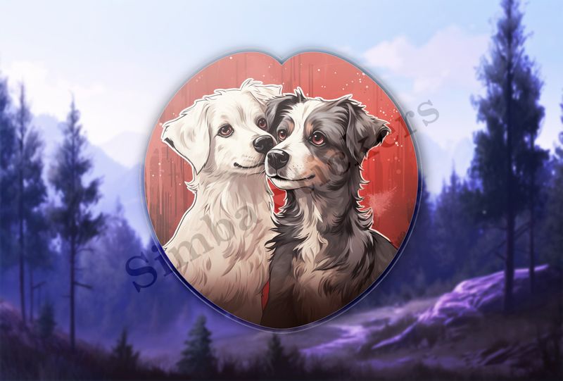 Dogs in love