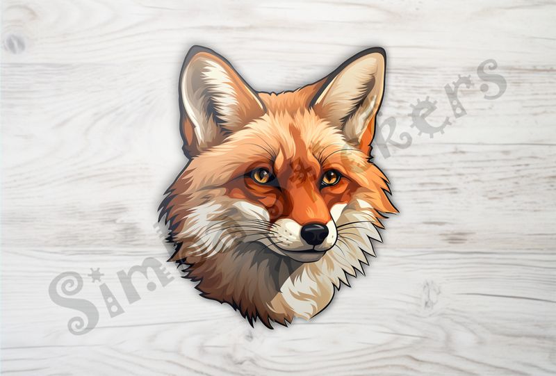 Red Fox looking serious