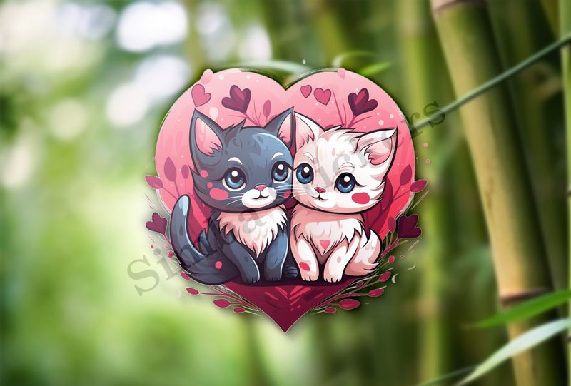 Cats in love