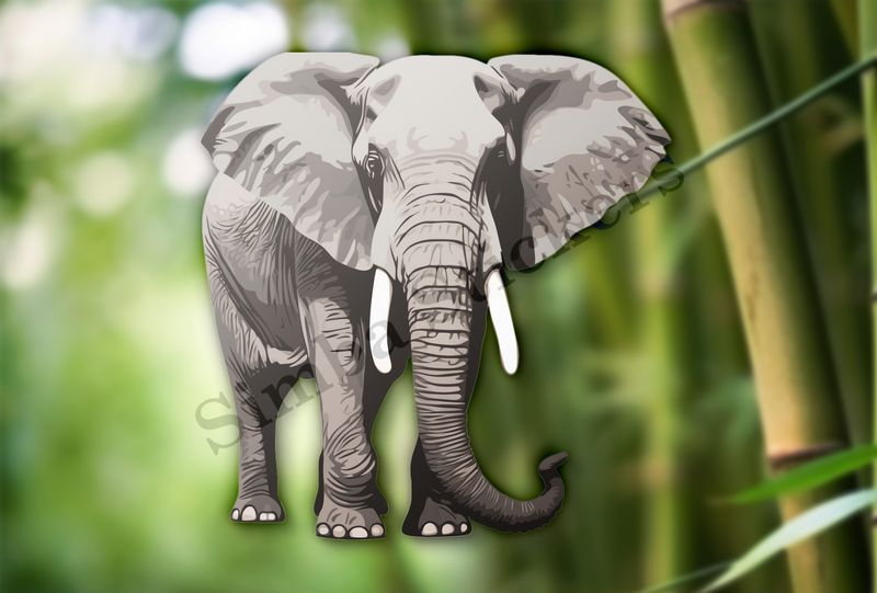 Elephant in the Savanna   