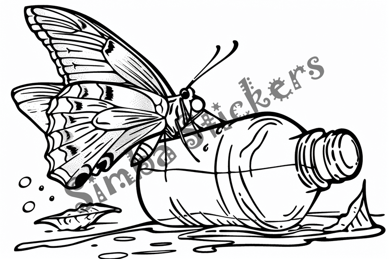 Colouring pages, bundle of butterflies, 50 images 2