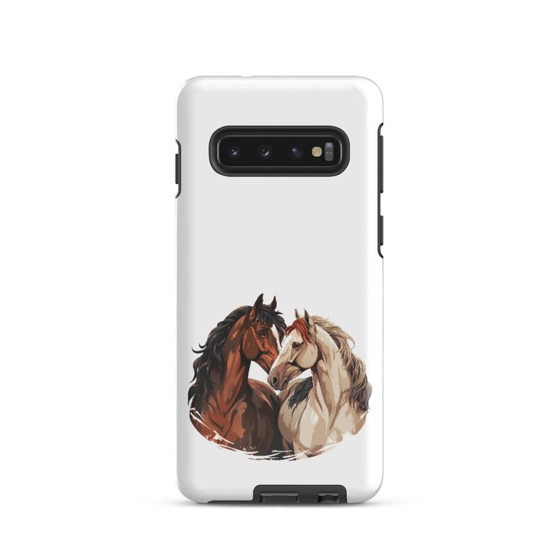 Tough Case for Samsung, Horses nose-to-nose, jbgjpy