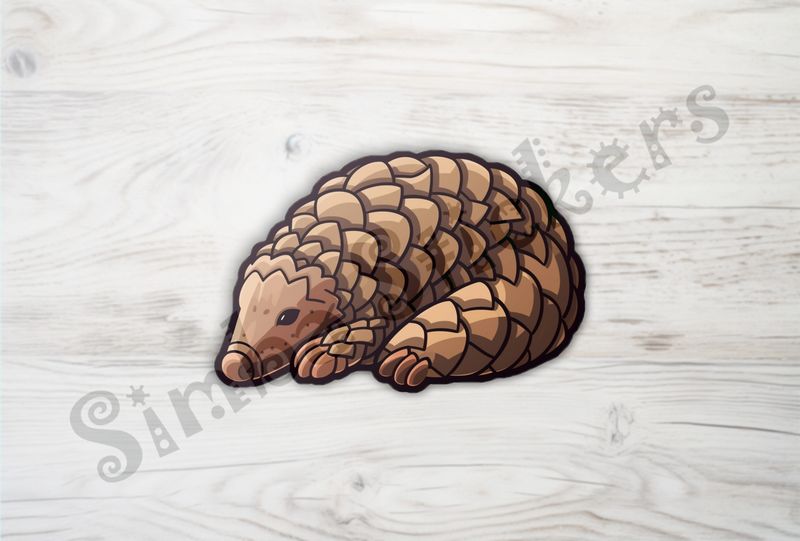 Pangolin resting