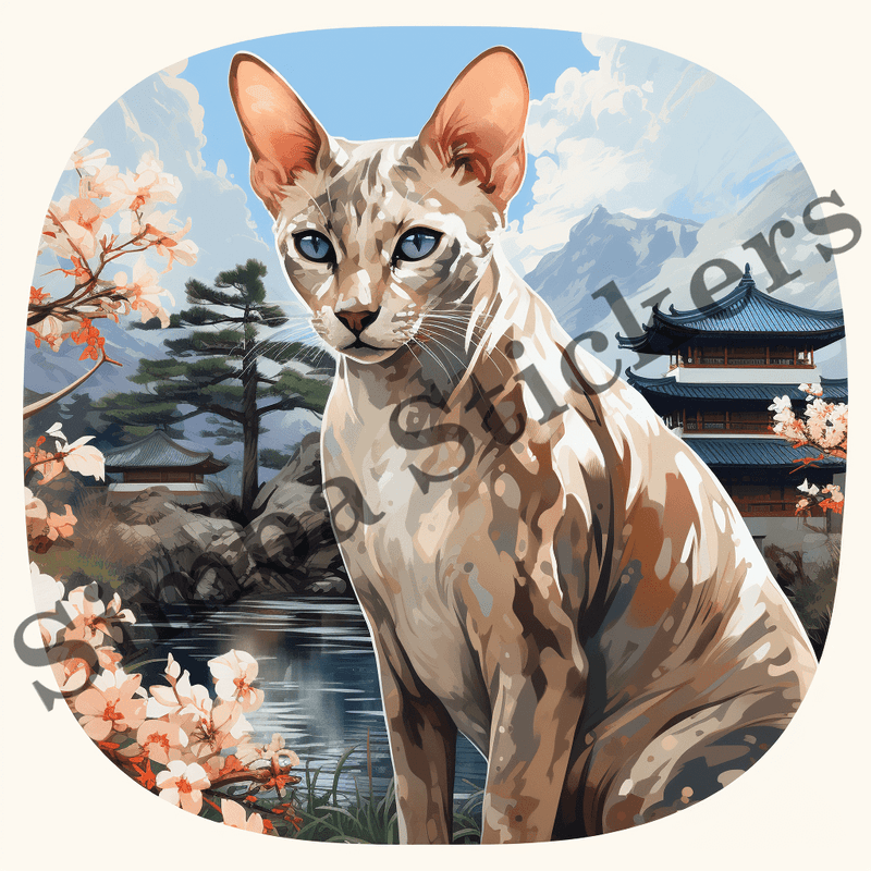 Oriental Shorthair cats, image set, 10 images