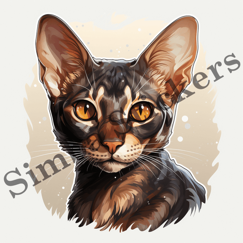 Oriental Shorthair cats, image set, 10 images