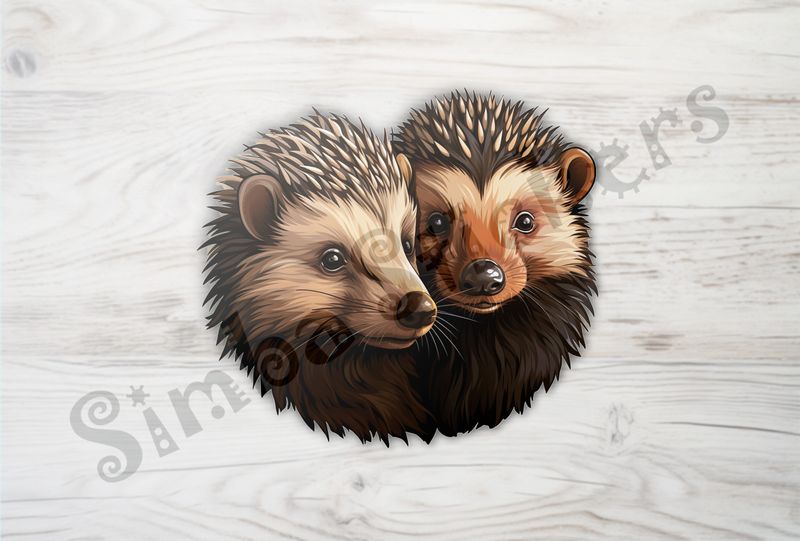 Porcupines cheek-to-cheek
