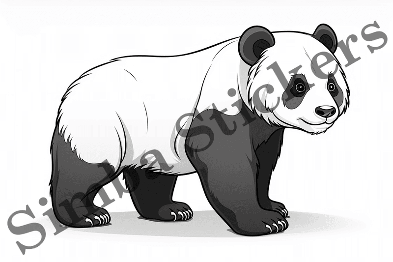Colouring pages, bundle of pandas, 25 images, pvl2ro