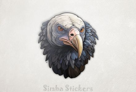 Vulture with meancing stare, jbrpmi