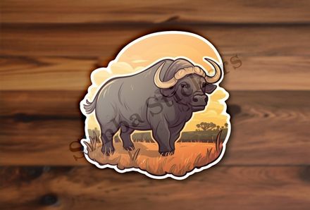 African Buffalo in the Savanna