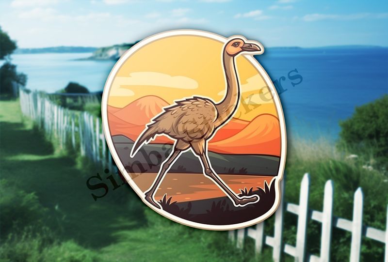 Ostrich running