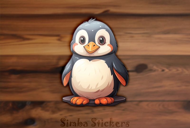 Baby penguin smiling, cm6ff5
