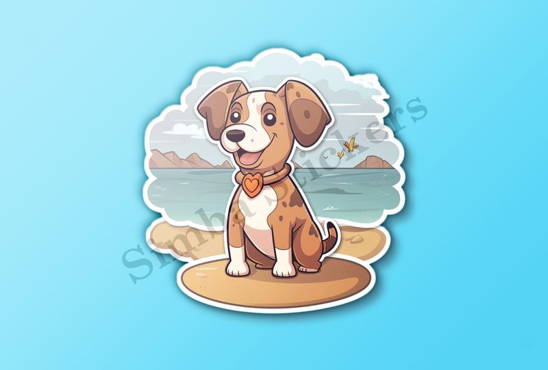 Dog on the beach