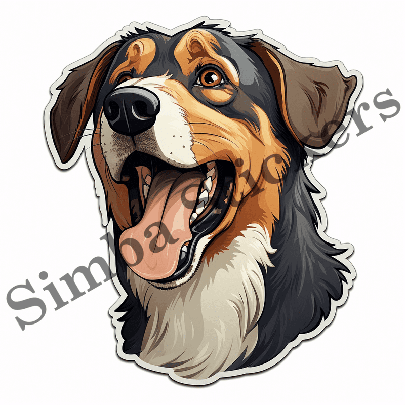 Dogs mouth wide open, image set, 10 images
