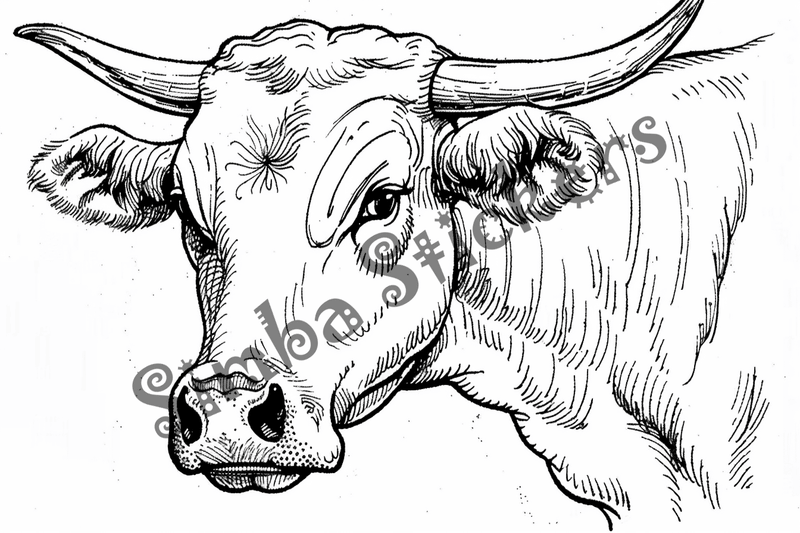 Colouring pages, bundle of cattle, 25 images 2