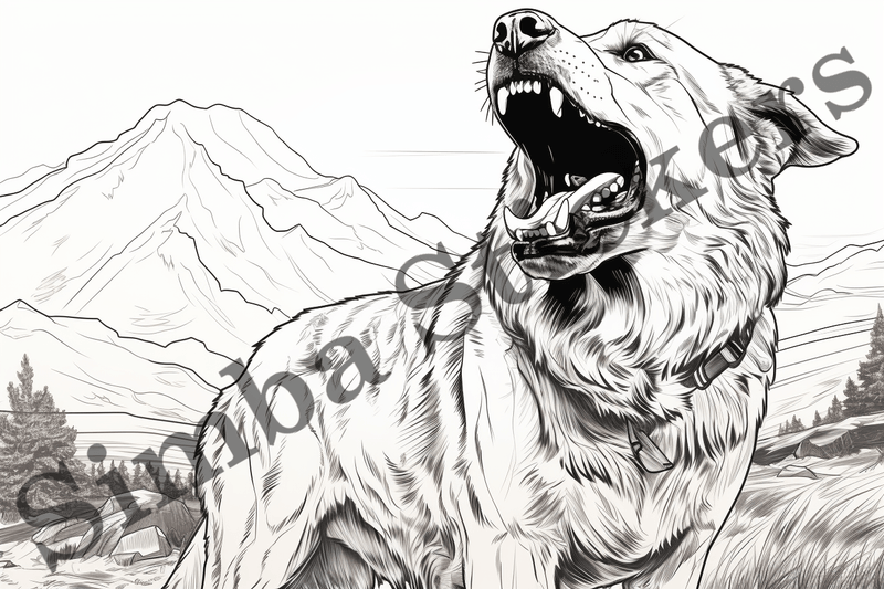 Colouring pages, Bundle of dogs, 25 images