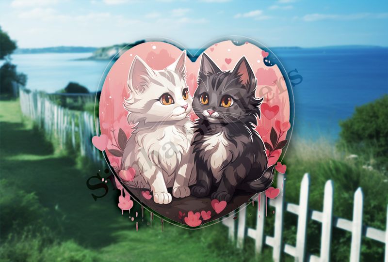 Cats in love
