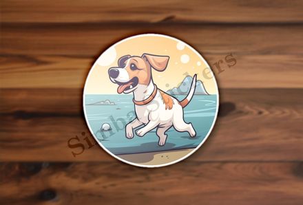 Dog on the beach