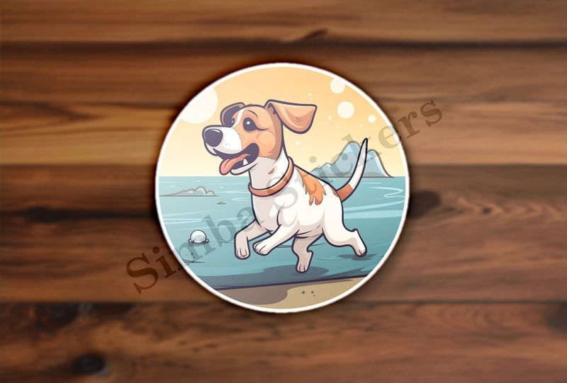 Dog on the beach