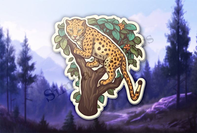 Leopard in a tree