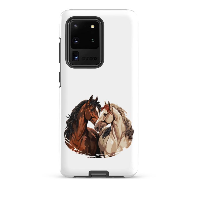 Tough Case for Samsung, Horses nose-to-nose, jbgjpy