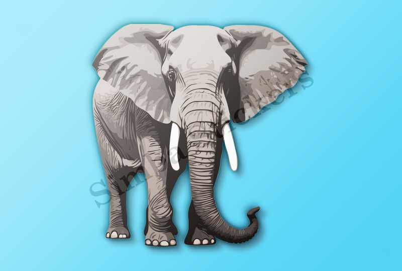 Elephant in the Savanna   