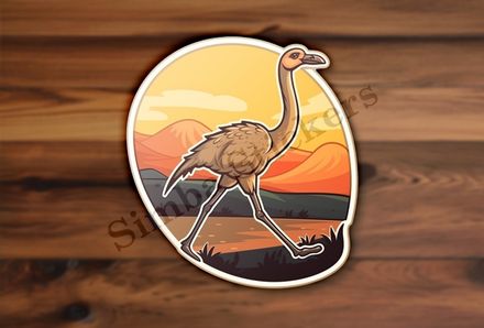 Ostrich running