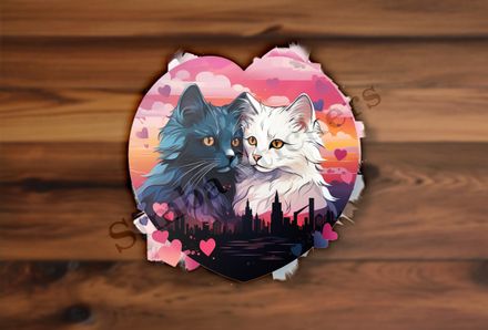 Cats in love