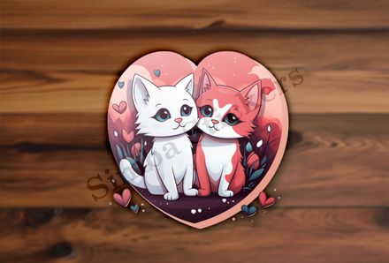 Cats in love